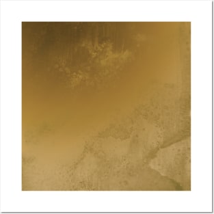 Gold Abstract Watercolor Texture Posters and Art